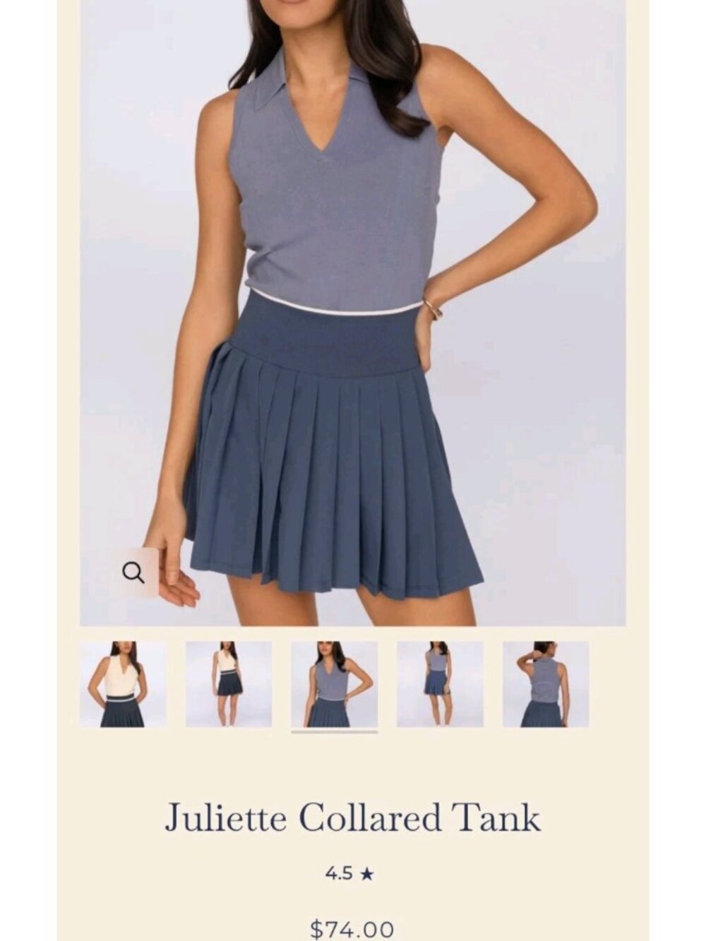 Fore Te women's collared tank